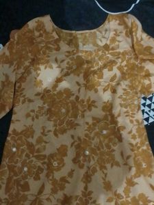 Floral Salwar Kameez Suit With Duppata