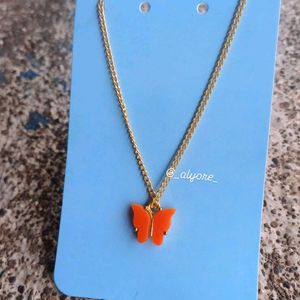 Anti Tarnish Butterfly Neckchain 🦋