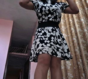 Fit And Flare Mini Dress Party Wear