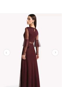 Kazo Elegant Maroon Ethnic Gown