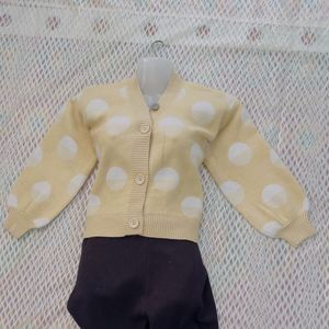 Cute Polka Dot Cardigan