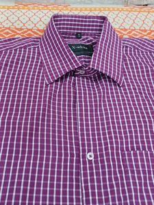Purple Checked Shirt