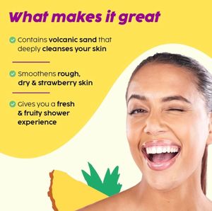 PLIX Pineapple Exfoliating Body Wash