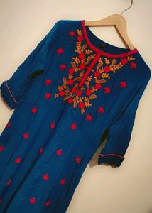 Blue Color Kurti For Girl Or Women 36 Bust
