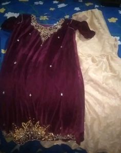 Elegant Maroon Salwar Kameez Suit