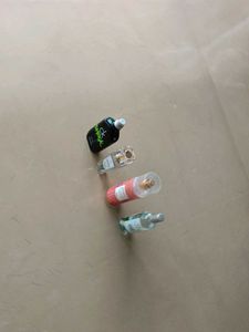 Empty perfume bottles of different brands