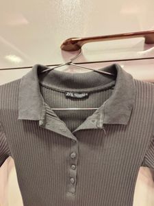 ZARA GREY BODYSUIT- MEDIUM