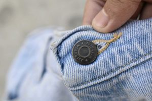 Straight Fit Wranger Jeans (Ice Blue )Unisex