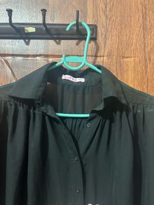 Black Button-Up Shirt