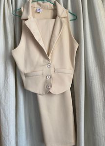 Waistcoat And Pant Co-ord Set