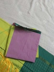 new saree Elegant Green &amp; Yellow Sare