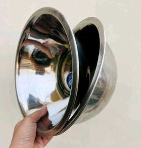 Combo Of 4 Steel Big Bowl (Katora)