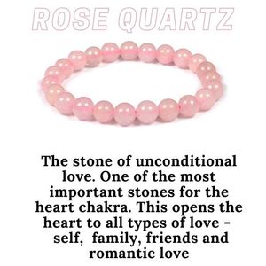 Rose Quartz Beaded Bracelet