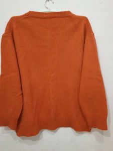 Rust Orange Sweater