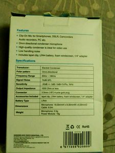 SEAL PACK NEW BOYA AUTHENTIC MIC
