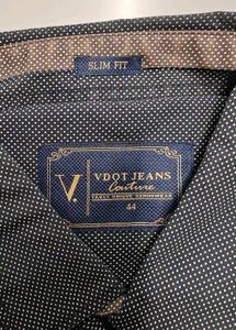 V Dot Jeans Shirt