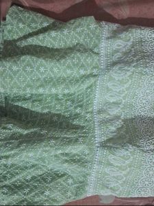 Embroidered Green Top