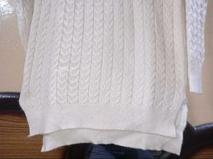 Cable Knit Sweater Dress/ Top