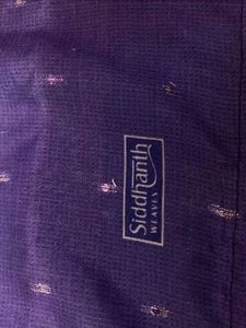 New aqua Blue N Purple Joint Saree