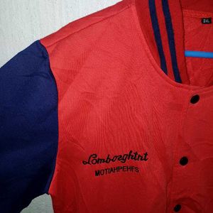 💥Red Varsity jack L 25