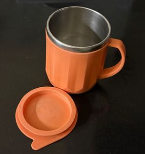 Orange Tea/ Coffee Insulated Stainless Steel Mug