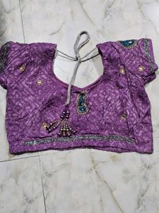 Elegant Purple Saree