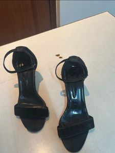 Black Ankle Strap Heels