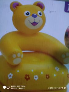 Teddy Chair, Yellow Saree And Shaker
