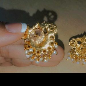 Lord Ganesha Design  Earrings