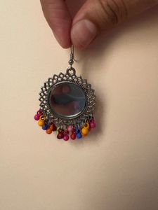 Muticolor mirror earrings
