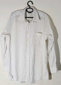 Striped White Shirt