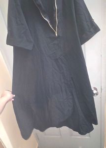 Black Dress with Zipper