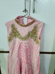 beautiful baby pink kurta/gown