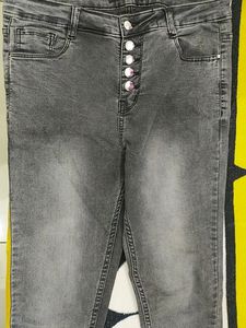 Grey Skinny Fit Jeans