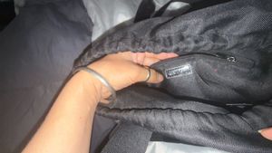 ALDO Black Embossed Tote Bag