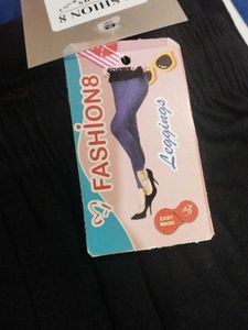 Blue &amp; Black Leggings