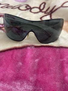 Vogue White Shield Sunglasses