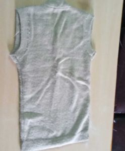 Sleeveless Knit Sweater Vest