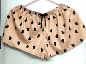 Heart Print Cami playful Top &amp; shorts