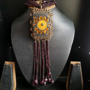 Brown Beads Necklace