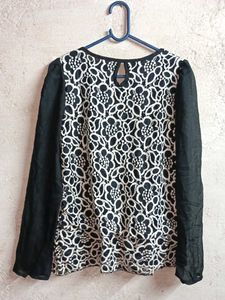 Stylish Ladies Fashion Lace Top Embroidered