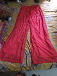 Pink Lace Plazzo