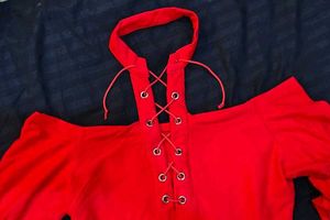 Lace-Up Halter Neck Top