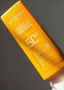 Dot & Key Sunscreen SPF 50 used only in shoot once