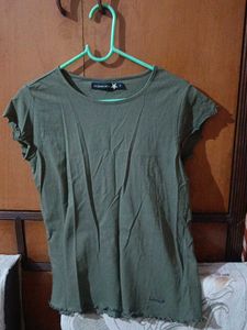 Olive Green Top