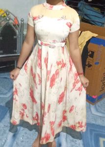 Floral Print Midi Dress