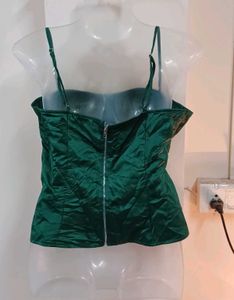 Emerald Green Corset Top