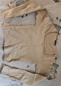 Crop Top With Full Length Sleeves