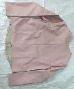 Pink Moto Fox Leather Jacket