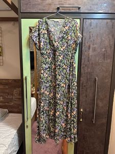 Mango Floral Midi Dress